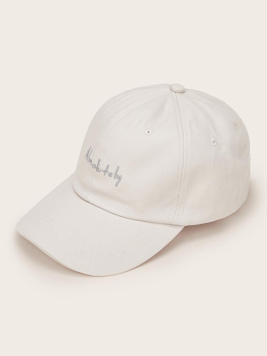 Men Slogan Embroidery Baseball Cap