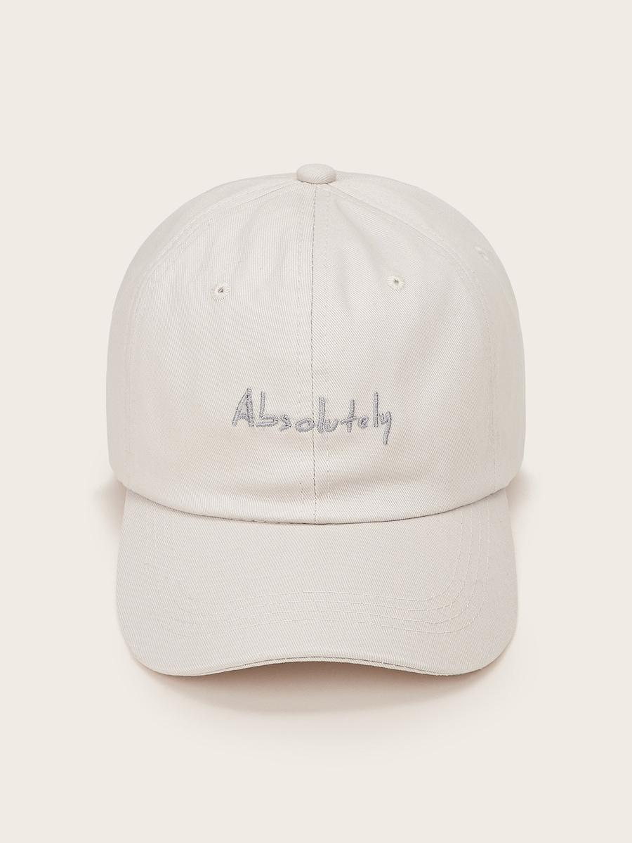 Men Slogan Embroidery Baseball Cap