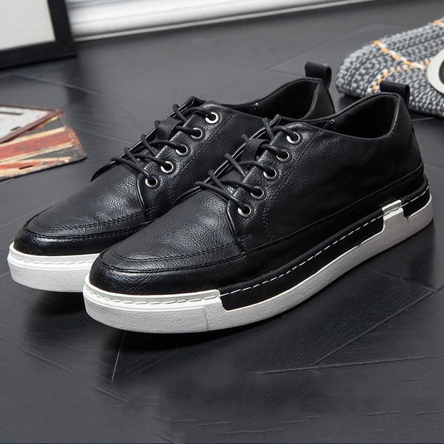 Casual Shoes Men Fashion Handmade Vintage Shoes