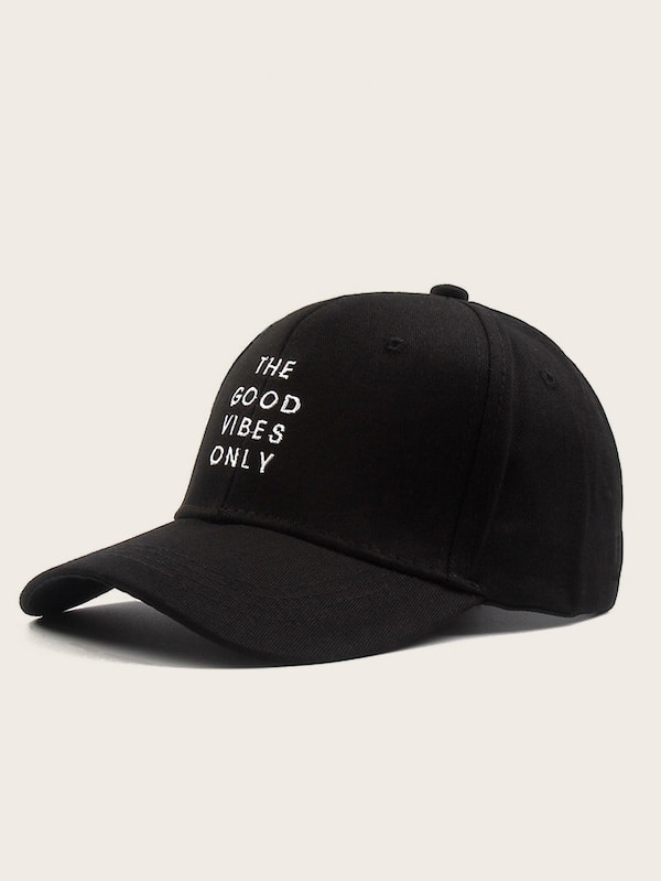 Men Embroidered Letter Baseball Cap