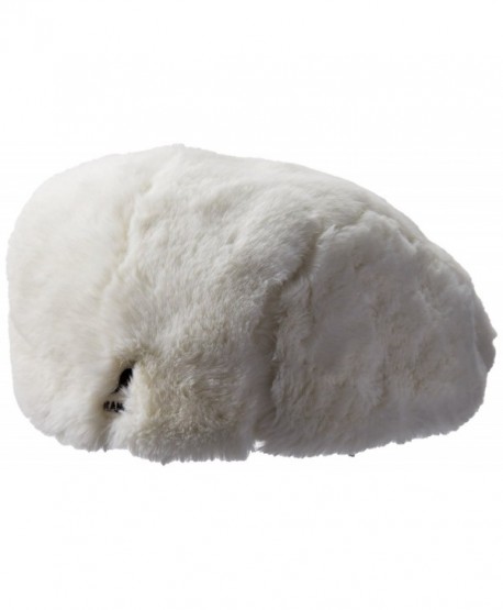 Men's Faux Fur Cap - Cream