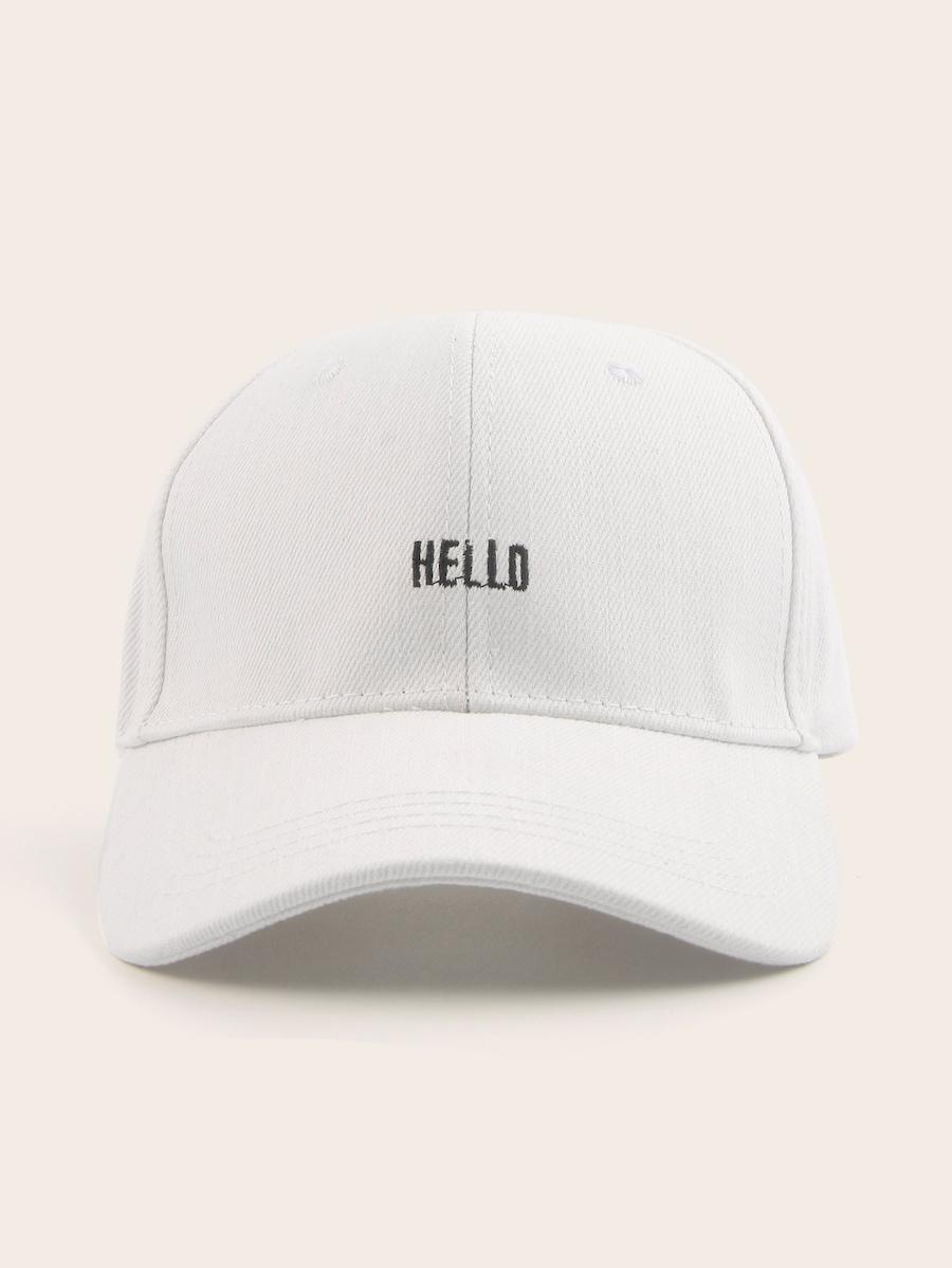 Men Letter Embroidery Baseball Cap