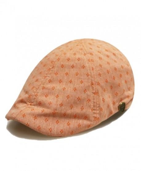 Pmv790 Dot Pattern Duckbill Ivy Cap (4 Colors) - Orange