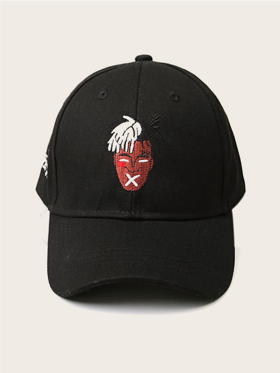 Men Figure Embroidery Baseball Cap