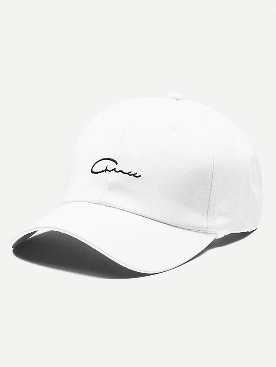 Men Embroidered Letter Baseball Cap