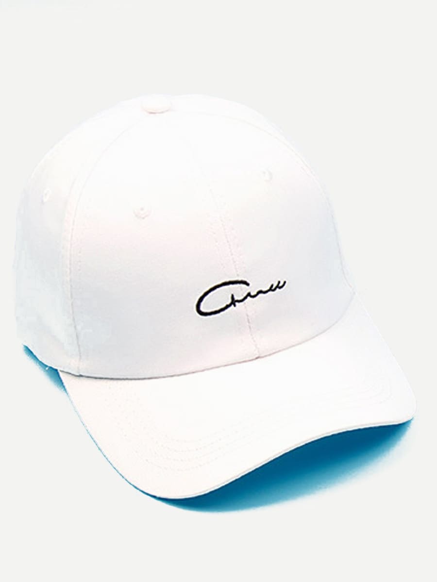 Men Embroidered Letter Baseball Cap